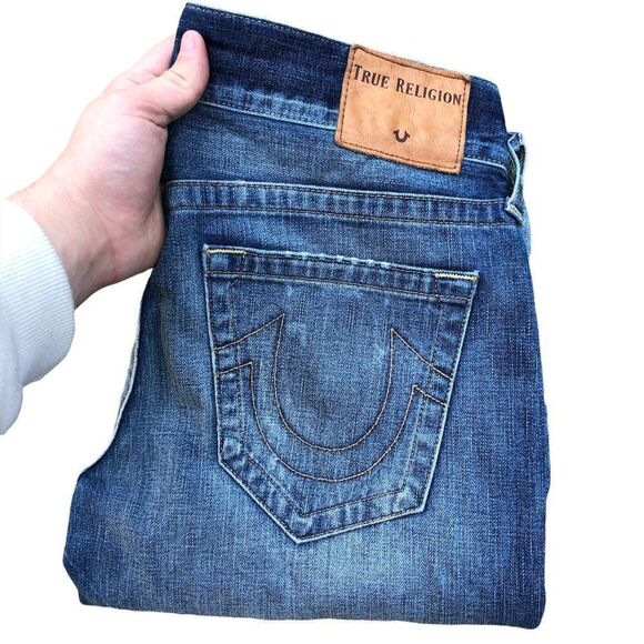 True Religion Jeans Size 32 GENO Blue - Picture 4 of 12